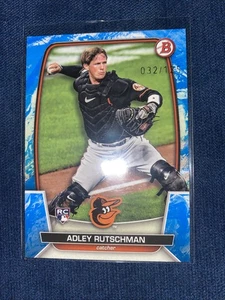 Adley Rutschman 2023 Bowman Blue Paper Parallel /125 Baltimore Orioles RC - Bild 1 von 1