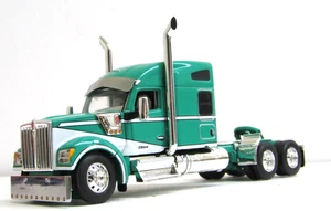 DCP Mild Custom green/white Kenworth W990 sleeper tractor 1/64 no box - Picture 1 of 6