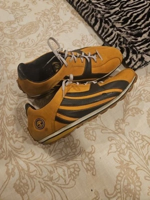 Zapatillas deportivas Timberland de cuero para hombre pieles mostaza/marrón oscuro talla 11 M Foto 1 de 4