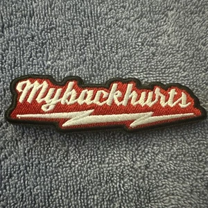 MY BACK HURTS American Hook & Loop Morale Patch - Picture 1 of 4