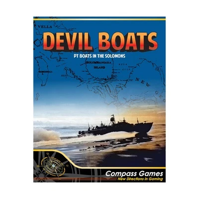 Compass Games Devil Boats - PT Boats In The Solomons отличное состояние/почти как новые - Изображение 1 из 2