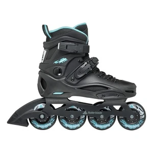 Patín en línea Rollerblade RB 80 W Fitness negro/azul MUJERES talla 6,0 nuevo - Imagen 1 de 5