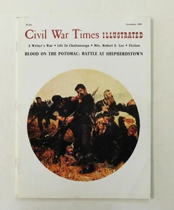 Civil War Times Illustrated Magazine November 1981 Potomac Shepherdstown Battle - Picture 1 of 4