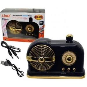 x Mini Altoparlante Speaker Cassa Bluetooth Vintage Style linq KB-669 - Imagen 1 de 1
