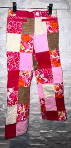 EUC kleines Mädchen LILLY PULITZER Vintage Cord Patchwork Hose Baumwolle 6 - Bild 1 von 6