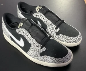 Women’s Air Jordan 1 Retro Low OG Black Cement - Picture 1 of 7
