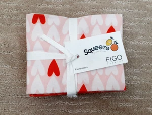 Squeeze by Dana Willard Fat Quarter Bundle 8Qty Citrus Heart Vibrant Cotton NWT - Picture 1 of 8