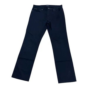 Ralph Lauren Chino Pants Men Size 36x34 (36x33) Navy Blue Stretch Straight Fit - Picture 1 of 12