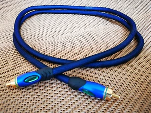 Cable plateado bajo coaxial Monster THX1000 THX serie 1000 original perfil bajo - Imagen 1 de 4
