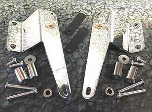 National Cycle Windshield Mount KIT BS Softai Fatboy Heritage Kawasaki VN1600 - Picture 1 of 3