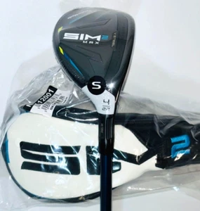 TaylorMade SIM2 MAX 4 Hybrid 22° TENSEI BLUE TM60 Stiff RH w/ Headcover - Picture 1 of 5
