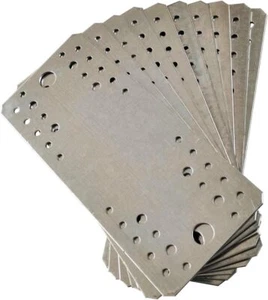 Flachverbinder mit Kombiloch Verbindungsplatte Verbindungsblech Holzverbinder - Bild 1 von 6