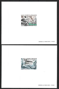 St. Pierre& Miquelon,1975,Bird,Fish,deluxe,MNH,Sc,Mi Not listed - Picture 1 of 2