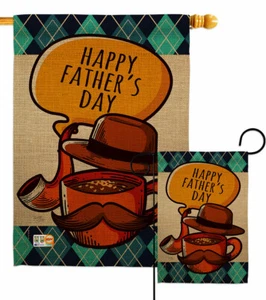 Classic Father Day Garden Flag Father's Family Decorative Gift Yard House Banner - Picture 1 of 17