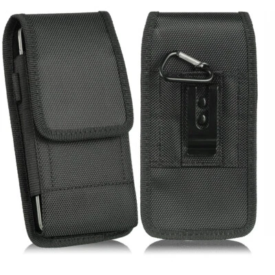 XL Belt Clip Vertical Cell Phone Holster Pouch Case Cover For Smartphone 6.3" - Image 1 of 4