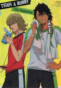 clear file folder promo Tiger & Bunny anime Kaburagi T Kotetsu Barnaby Brooks Jr - Picture 1 of 2