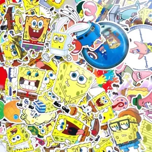 50 Stck. Spongebob Schwammkopf Aufkleber Patrick Star Krab Plankton Gary Aufkleber - Bild 1 von 1