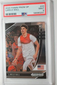 2020 Panini Prizm Draft Pick LaMelo Ball #43 PSA 9 MINT ✨ ROOKIE 91 - Bild 1 von 2