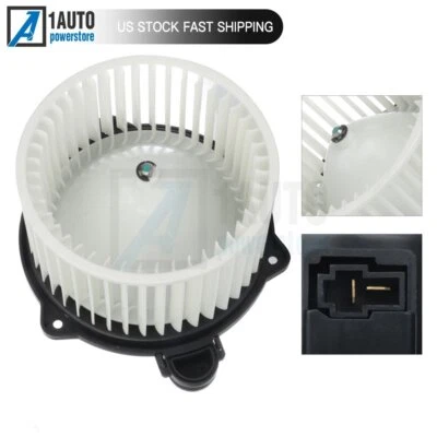 Heater A/C Blower Motor w/ Fan Cage For 2003-2011 Hyundai Accent Kia Optima 1.6L Foto 1 de 4