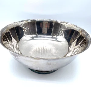 Gorham EP YC781 Silver Plate Paul Revere Style 4"x9" Bowl Needs Polishing - Picture 1 of 14