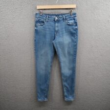 Old Navy Jeans Womens 6 Short Blue Mid Rise Rockstar Super Skinny 29x27