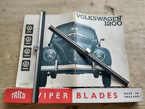 VOLKSWAGEN VW BEETLE 1200 CAMPER MICRO-BUS KARMANN TRICO FLAT OEM WIPER BLADES - Picture 1 of 6