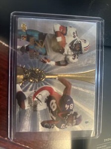 1998 Playoff Absolute Retail Platinum Quad Shannon Sharpe  Robert Brooks #6 HOF
