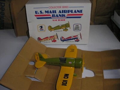 NICE #101 U.S. Army Air Mail 1/32 Collector Series Airplane BANK Free SHIPPING - Image 1 of 4