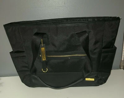 SKIP HOP  Messenger Diaper Bag Black With Changing Pad - New with Defects  - Image 1 of 4