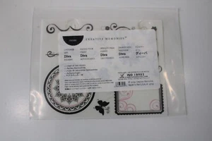 Creative Memories Diva Stickers Swirls Square Block Butterfly Heart Scrapbooking - Picture 1 of 3