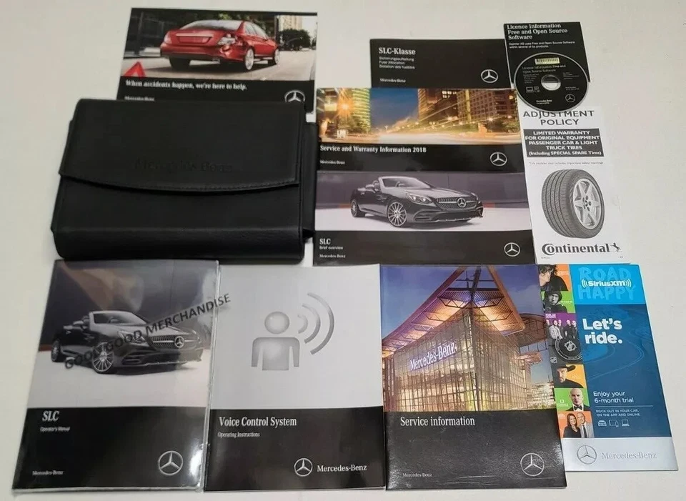 Mercedes Benz SLC 2018 manual del propietario 180 300 43 AMG V6 3,0 I4 1,6 2,0 convertible Foto 1 de 1