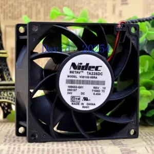 Nidec V35132-55RA 8038 24v 0.45A 8CM Large volume inverter cooling fan - Picture 1 of 5
