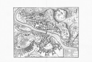 SALSBURG  Vintage Antique Geographic Urban Map Art Print !!! - Picture 1 of 1
