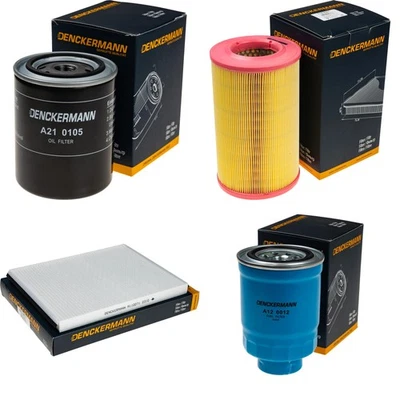 DENCKERMANN Inspection Set Filtre Pour Nissan Terrano II 2.7 TDi 4WD Ford - Photo 1/4