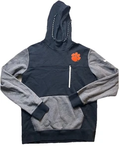 Herren Nike Clemson Tigers Farbblock Fleece Hoodie Large schwarz grau Reißverschluss - Bild 1 von 6
