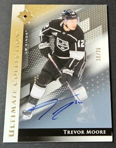 2024-25 Ultimate Collection Gold /35 Auto Trevor Moore #55 Kings - Picture 1 of 2