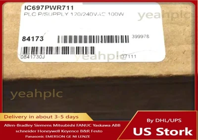 NEW GE FANUC IC697PWR711 Power Supply Module fedex - Image 1 of 3