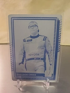 2025 Donruss Nascar Racing #77 Sheldon Creed - 1 of 1  Printing Plate - Picture 1 of 2