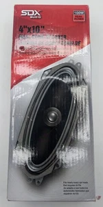 NEW SDX Audio 4” x 10” Dual Cone Speaker 100W Peak Power Replacement - Picture 1 of 2