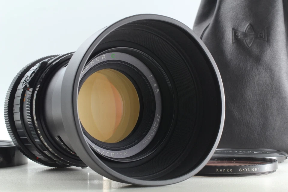 【 Mint w/Hood Case】Mamiya Sekor C 250mm F4.5 Telephoto Lens RB67 S SD From JAPAN - Image 1 of 4