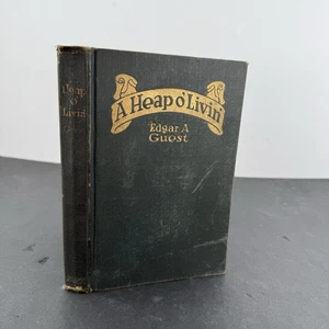 A Heap O' Livin' von Edgar Ein Gastgedichte und Verse Hardcover Erstausgabe 1916 - Bild 1 von 13
