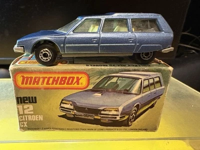 LESNEY 1979 MATCHBOX SUPERFAST NO12 CITROEN CX EXCELLENT BOXED RARE HTF L-38C - Image 1 of 4