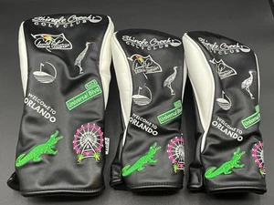 Shingle Creek Golf Club Orlando 3 Pcs Club Head Covers Driver Fairway Woods PRG - Picture 1 of 17
