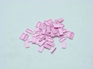 LEGO ~ 1x2 flat tile w/groove #3069b ~ BRIGHT PINK ~ 50 pcs ~ new - Picture 1 of 1