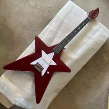 Custom Star Electric Guitar Solid body 6 string -Red Sparkle