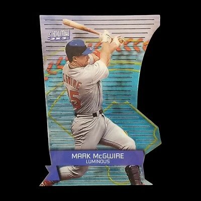 2000 Topps Stadium Club - 3x3 Luminous Mark McGwire Die Cut - Image 1 of 2