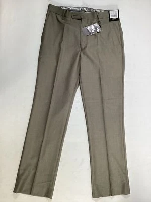 Mens Angelo Rossi Taupe Dress Pants Size 32x30 NEW - Image 1 of 4