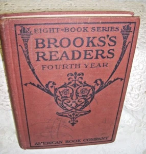 1906 Antique School Reading Book by Stratton D. Brooks - Bild 1 von 1