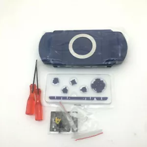 NEW Full Housing Shell Case Buttons Kits Replacement For Sony PSP 1000 -Blue - Picture 1 of 6