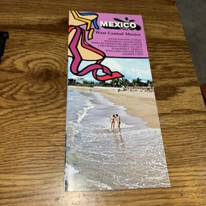 Folleto turístico de viaje del país Amigo de México de los años 70: centro oeste de México - Imagen 1 de 2